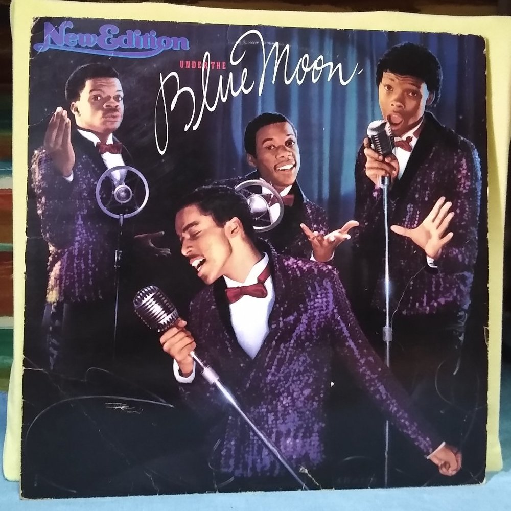 New Edition Under The Blue Moon 1986 Vinyl record RARE!